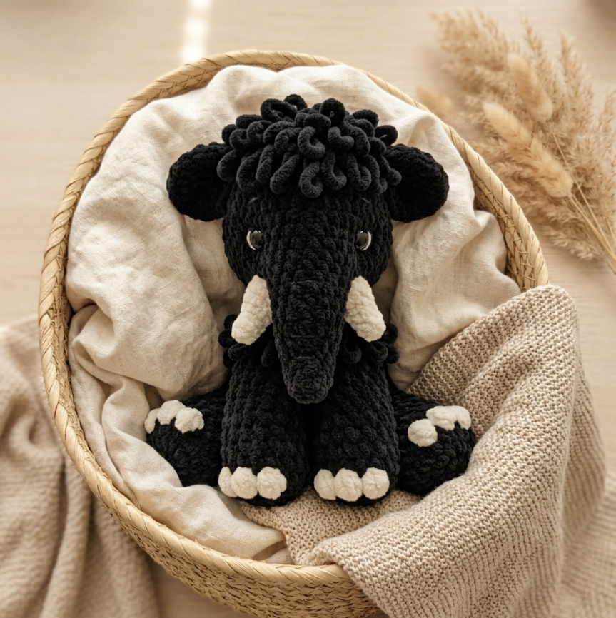 Irresistibly Cute Mammoth Pattern 🐘