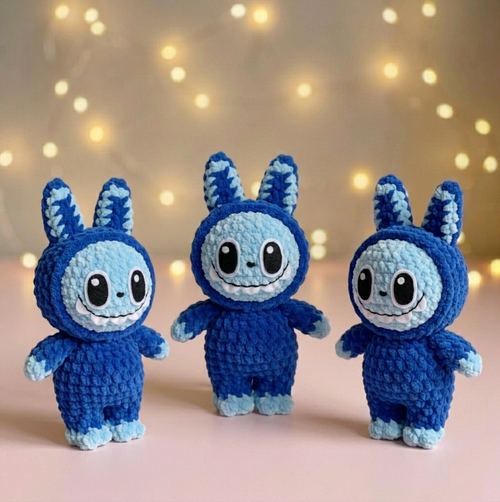 Labubu Inspired Amigurumi Crochet Pattern