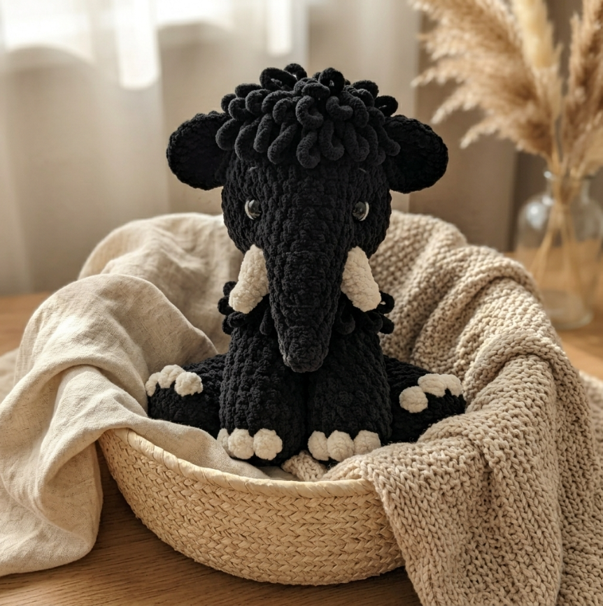 Irresistibly Cute Mammoth Pattern 🐘