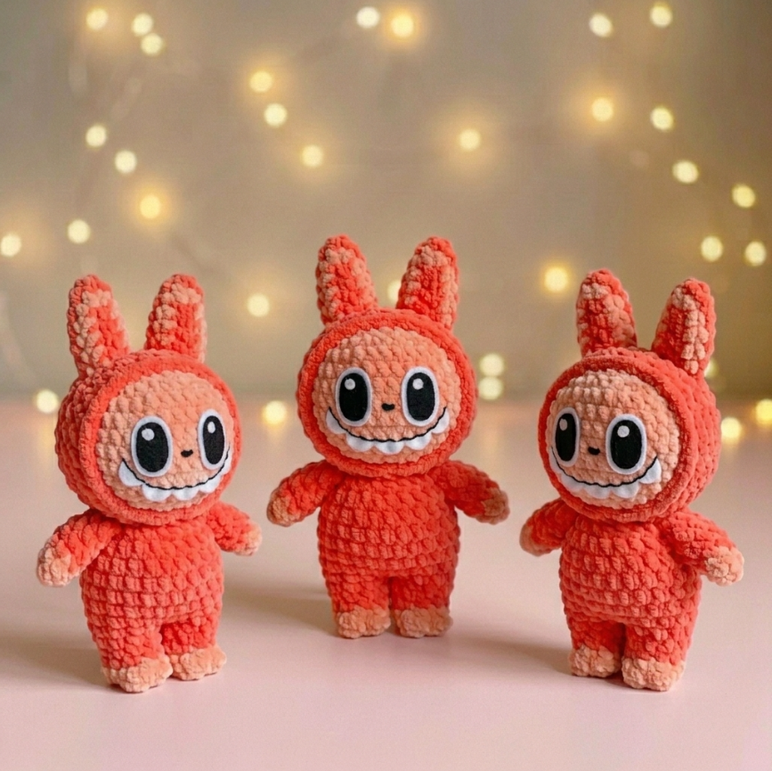 Labubu Inspired Amigurumi Crochet Pattern