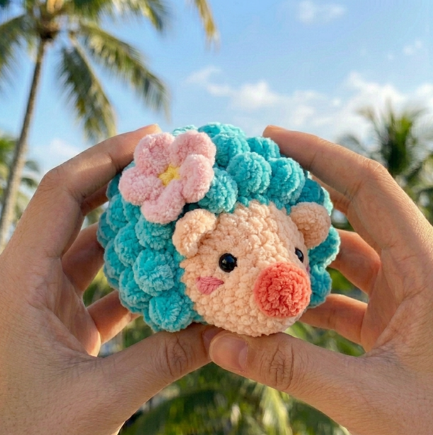 No-Sew Hedgehog Crochet Pattern 🦔 Beginner-Friendly Bestseller