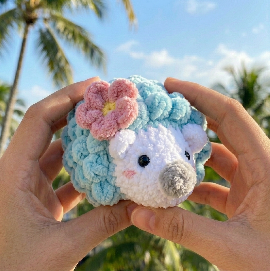 No-Sew Hedgehog Crochet Pattern 🦔 Beginner-Friendly Bestseller