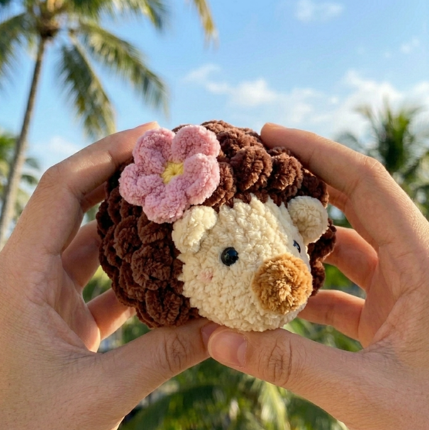 No-Sew Hedgehog Crochet Pattern 🦔 Beginner-Friendly Bestseller