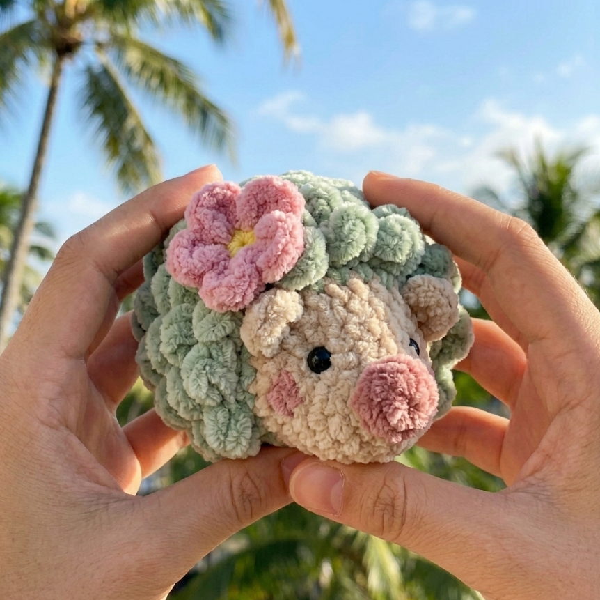 No-Sew Hedgehog Crochet Pattern 🦔 Beginner-Friendly Bestseller